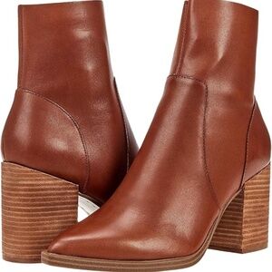 Steve Madden Calabria Ankle Boot - 8 - Cognac Leather